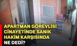 Apartman görevlisi cinayetinde sanık hakim karşısında ne dedi?