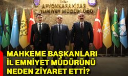 Mahkeme başkanları İl Emniyet Müdürünü neden ziyaret etti?