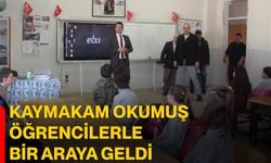 Kaymakam Okumuş öğrencilerle bir araya geldi