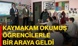 Kaymakam Okumuş öğrencilerle bir araya geldi