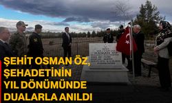 Şehit Osman Öz, Şehadetinin Yıl Dönümünde Dualarla Anıldı