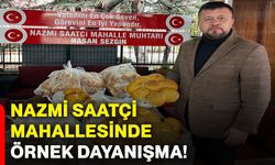 Nazmi Saatçi Mahallesinde örnek dayanışma!