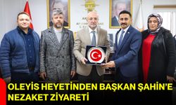 OLEYİS Heyetinden Başkan Şahin’e Nezaket Ziyareti