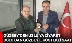 Güzbey’den Uslu’ya Ziyaret: Uslu’dan Güzbey’e Köstekli Saat