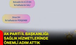 AK Parti İl Başkanlığı: Sağlık Hizmetlerinde Önemli Adım Attık
