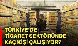 Türkiye’de ticaret sektöründe kaç kişi çalışıyor?