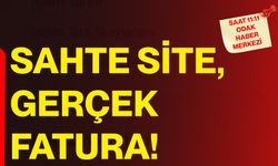 Sahte site, gerçek fatura!