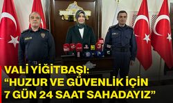 Vali Yiğitbaşı: “Huzur ve Güvenlik İçin 7 Gün 24 Saat Sahadayız”