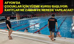Afyon’da Çocuklar İçin Yüzme Kursu Başlıyor: Kayıtlar Ne Zaman ve Nerede Yapılacak?