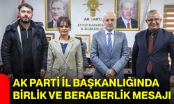 AK Parti İl Başkanlığında Birlik ve Beraberlik Mesajı