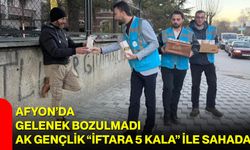 Afyon’da Gelenek Bozulmadı: AK Gençlik “İftara 5 Kala” ile Sahada