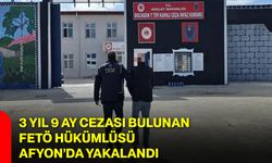 3 Yıl 9 Ay Cezası Bulunan FETÖ Hükümlüsü Afyon’da Yakalandı
