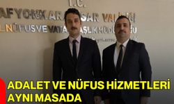 Adalet ve Nüfus Hizmetleri Aynı Masada