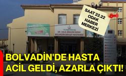 Bolvadin'de hasta acil geldi, azarla çıktı!