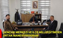 Gençlik Merkezi ve İlçe Milli Eğitimden Ortak Manevi Program