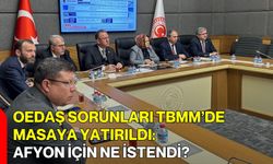 OEDAŞ Sorunları TBMM’de Masaya Yatırıldı: Afyon İçin Ne İstendi?