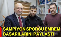 Şampiyon Sporcu Emrem, Başarılarını Paylaştı