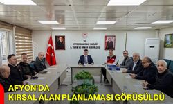 Afyon’da Kırsal Alan Planlaması Görüşüldü