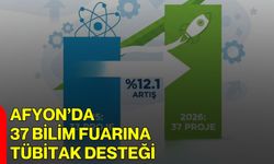 Afyon’da 37 Bilim Fuarına TÜBİTAK Desteği