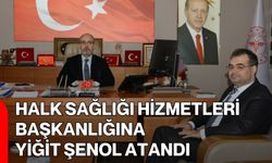 Halk Sağlığı Hizmetleri Başkanlığına Yiğit Şenol Atandı
