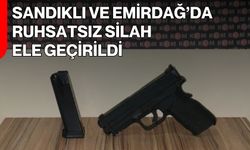 Sandıklı ve Emirdağ’da Ruhsatsız Silah Ele Geçirildi
