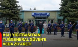 Vali Yiğitbaşı’dan Tuğgeneral Güven’e Veda Ziyareti