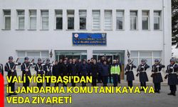 Vali Yiğitbaşı’dan İl Jandarma Komutanı Kaya’ya Veda Ziyareti