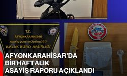 Afyonkarahisar’da Bir Haftalık Asayiş Raporu Açıklandı
