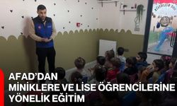 AFAD’dan miniklere ve lise öğrencilerine yönelik eğitim