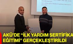 AKÜ'de “İlk Yardım Sertifika Eğitimi” Gerçekleştirildi