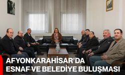 Afyonkarahisar’da Esnaf ve Belediye Buluşması