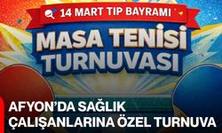 Afyon’da Sağlık Çalışanlarına Özel Turnuva