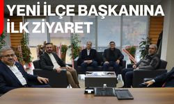 Yeni İlçe Başkanına İlk Ziyaret