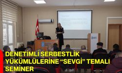 Denetimli Serbestlik Yükümlülerine “Sevgi” Temalı Seminer