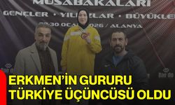 Erkmen’in Gururu Türkiye Üçüncüsü Oldu