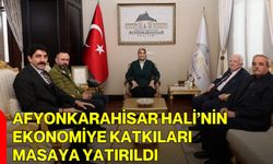 Afyonkarahisar Hali’nin Ekonomiye Katkıları Masaya Yatırıldı