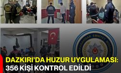 Dazkırı’da Huzur Uygulaması: 356 Kişi Kontrol Edildi