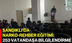 Sandıklı’da Narko-Rehber Eğitimi: 253 Vatandaşa Bilgilendirme
