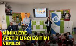Miniklere Afet Bilinci Eğitimi Verildi
