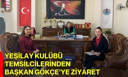 Yeşilay Kulübü Temsilcilerinden Başkan Gökçe’ye Ziyaret