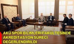 AKÜ Spor Bilimleri Fakültesinde Akreditasyon Süreci Değerlendirildi