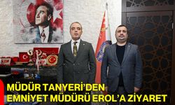 Müdür Tanyeri’den Emniyet Müdürü Erol’a Ziyaret