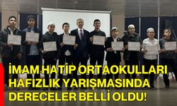İmam Hatip Ortaokulları Hafızlık Yarışmasında Dereceler Belli Oldu!