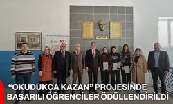 “Okudukça Kazan” Projesinde Başarılı Öğrenciler Ödüllendirildi