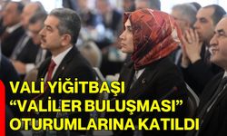 Vali Yiğitbaşı “Valiler Buluşması” Oturumlarına Katıldı