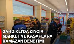 Sandıklı’da Zincir Market ve Kasaplara Ramazan Denetimi