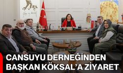 Cansuyu Derneğinden Başkan Köksal’a Ziyaret