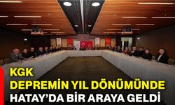 KGK, depremin yıl dönümünde Hatay’da bir araya geldi