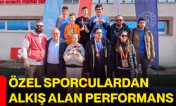 Özel sporculardan alkış alan performans