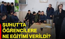 Şuhut’ta öğrencilere ne eğitimi verildi?